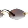 Cartier Panthere CT0433S 001 -silhouette Store cartier ct0433s 001 hd 1