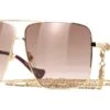 Gucci GG1087S 002 With Detachable Chain -silhouette Store gucci gg1087s 002 with detachable chain hd 1